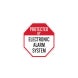 Protected By Electronic Alarm System Aluminum Sign (Non Reflective)