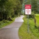 No Trespassing Dead End Road Aluminum Sign (Non Reflective)