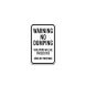 No Dumping Violators Will Be Prosecuted Aluminum Sign (Non Reflective)