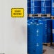 Solvent Waste Only Aluminum Sign (Non Reflective)