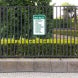 Park Rules No Glass Containers Aluminum Sign (Non Reflective)