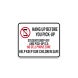 Student Drop Off Is A No Cell Phone Zone Aluminum Sign (Non Reflective)