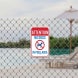 Attention No Dogs In Pool Aluminum Sign (Non Reflective)