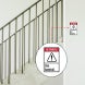 Use Handrail Aluminum Sign (Non Reflective)
