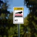Caution ANSI Hot Aluminum Sign (Non Reflective)