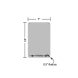 Caution ANSI Hot Aluminum Sign (Non Reflective)