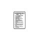 Use of Playground Equipment Is At Your Own Risk Aluminum Sign (Non Reflective)