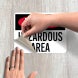 OSHA Danger Hazardous Area Decal (Non Reflective)