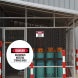 OSHA Hazardous Material Storage Area Aluminum Sign (Non Reflective)