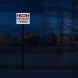High Voltage Overhead Aluminum Sign (HIP Reflective)