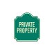 Private Property Aluminum Sign (Non Reflective)