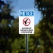No Concealed Weapons Allowed In This Building Aluminum Sign (Non Reflective)