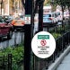 No Pedestrian Traffic Aluminum Sign (Non Reflective)