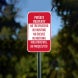 No Trespassing No Hunting No Excuses Aluminum Sign (Non Reflective)
