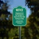 Shopping Carts For Use In Store & Parking Lot Only Aluminum Sign (Non Reflective)