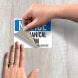 Mechanical Room Unauthorized Personnel Keep Out Decal (Non Reflective)
