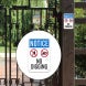 OSHA Notice No Digging Aluminum Sign (Non Reflective)
