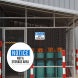 OSHA Not A Storage Area Aluminum Sign (Non Reflective)