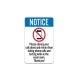 OSHA Please Silence Your Cell Phone Aluminum Sign (Non Reflective)
