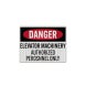 OSHA Elevator Machinery Decal (EGR Reflective)