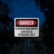 OSHA Elevator Machinery Aluminum Sign (EGR Reflective)