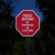 No Trespassing No Exceptions Aluminum Sign (EGR Reflective)