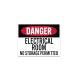 Electrical Room No Storage Decal (Non Reflective)