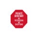No Trespassing No Exceptions Aluminum Sign (Non Reflective)
