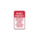Reserved For Our Students Members & Guests Aluminum Sign (Non Reflective)