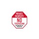 No Trespassing Violators Will Be Prosecuted Aluminum Sign (Non Reflective)