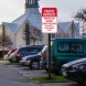 Parking For Church Functions Only Aluminum Sign (Non Reflective)