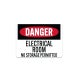 Electrical Room No Storage Magnetic Sign (Non Reflective)