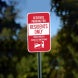 Reserved Parking For Residents Only Aluminum Sign (Non Reflective)