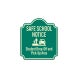 Student Drop Off & Pick Up Area Aluminum Sign (Non Reflective)