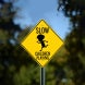 Slow Children Playing Aluminum Sign (Non Reflective)