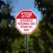 Stop Authorized Personnel Only Beyond This Point Aluminum Sign (Non Reflective)