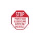 Private Road Residents & Guests Only No Outlet Aluminum Sign (Non Reflective)