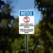Notice Turn Off Your Cell phones Aluminum Sign (Non Reflective)