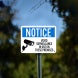 Video Surveillance In Use On These Premises Aluminum Sign (Non Reflective)