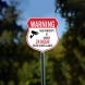 This Property Is Under 24 Hour Video Surveillance Aluminum Sign (Non Reflective)