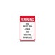 Warning This Project Is An Alcohol & Drug Free Workplace Aluminum Sign (Non Reflective)
