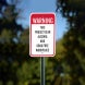 Warning This Project Is An Alcohol & Drug Free Workplace Aluminum Sign (Non Reflective)