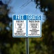 Bilingual Spanish Free Ride In A Police Car If You Shoplift Aluminum Sign (Non Reflective)