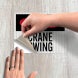 Danger Crane Swing Decal (EGR Reflective)
