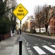 No Thru Traffic Aluminum Sign (Non Reflective)
