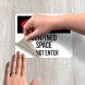 Confined Space Do Not Enter Decal (Non Reflective)