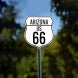 Arizona Route Marker Shield US 66 Aluminum Sign (Non Reflective)