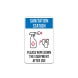 Please Wipe Down The Equipment After Use Aluminum Sign (Non Reflective)