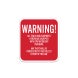 All Tools & Equipment With GPS Microchip Tracking Aluminum Sign (Non Reflective)