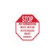 No Turn Around Private Property Aluminum Sign (Non Reflective)